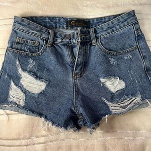 Jean shorts